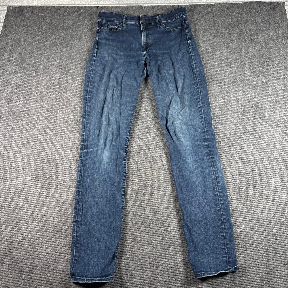 Gap Resolution Slim Straight Jeans Womens 30 Dark Wash Blue Excellent Stretch